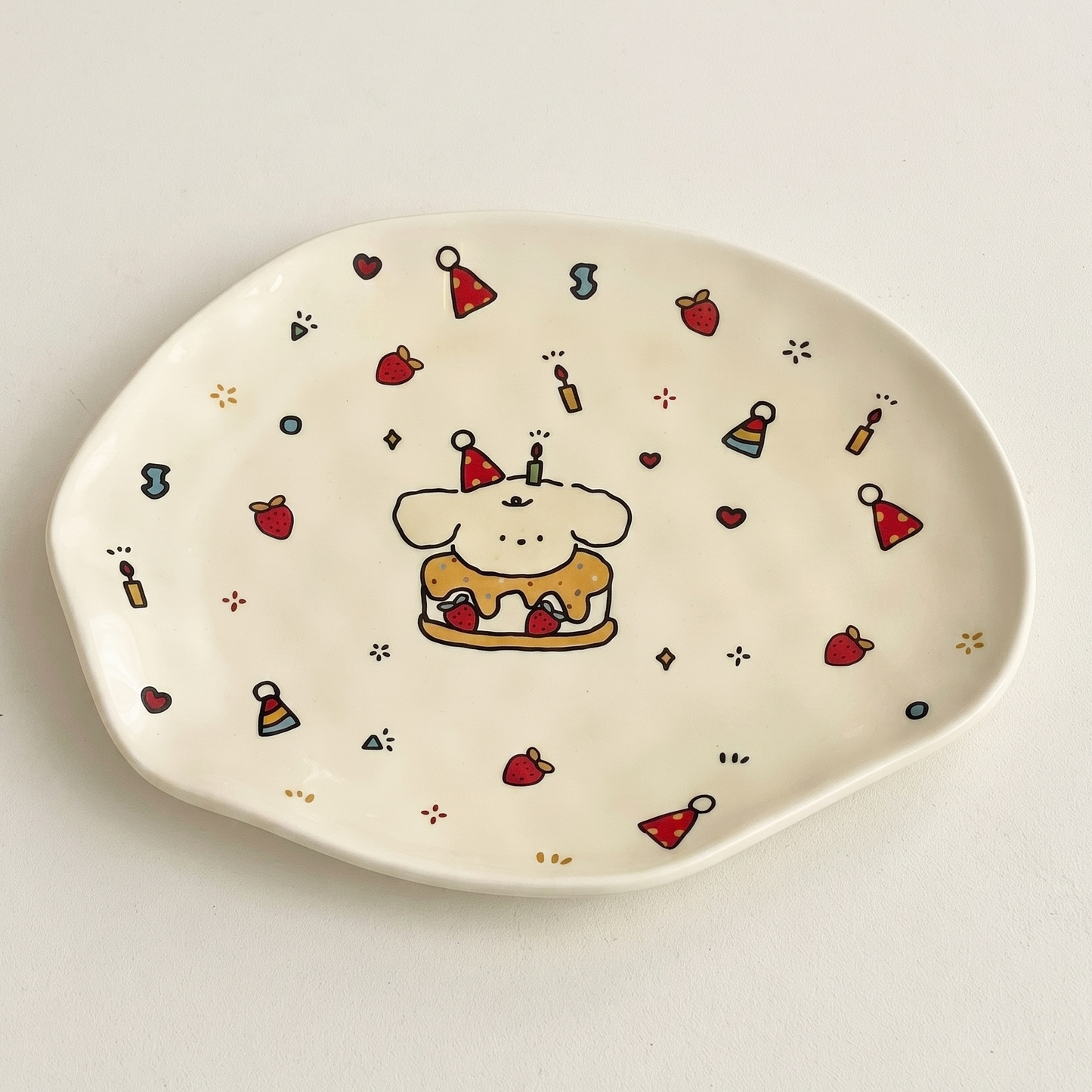 Puppy Cake Plate · 8"