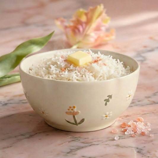 Daisy Ceramic Soup Bowl · 7.75"