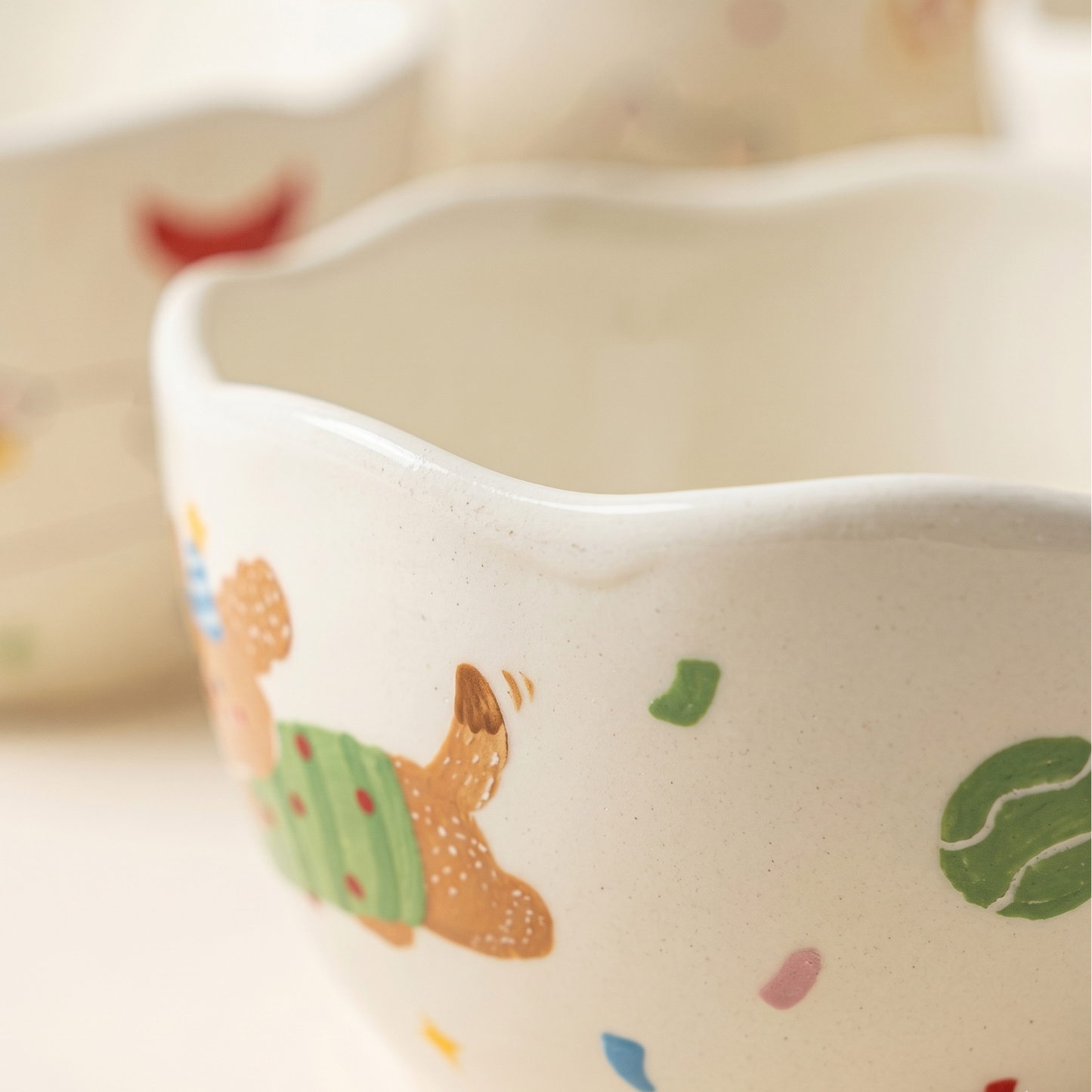 Mix and Match Ceramic Bowl Set detail - MoriMori Home