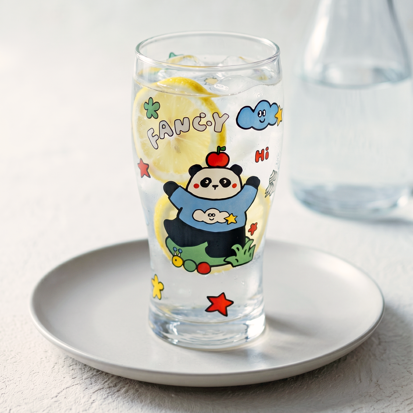 Panda Glass Beer Cup · 20oz