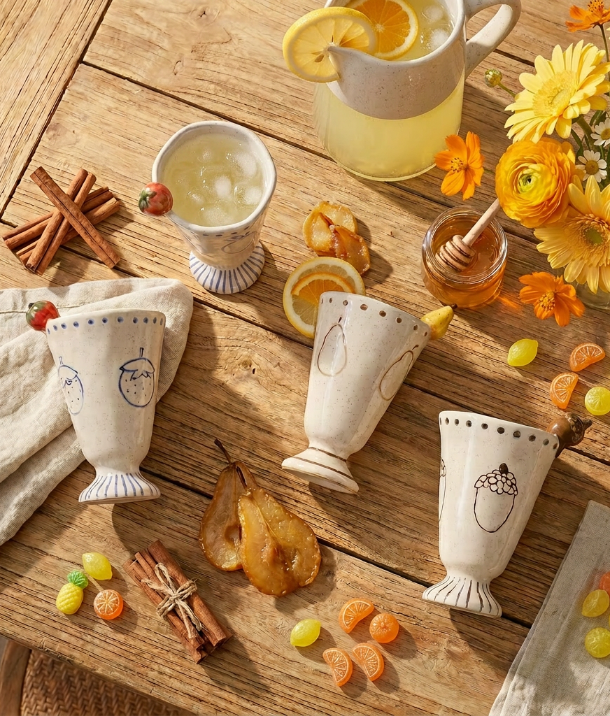 Pedestal Tall Cup · 6.8 oz