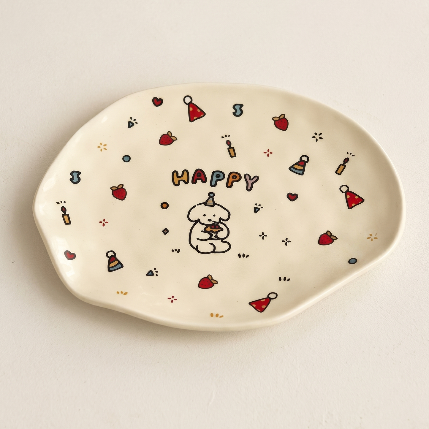 Puppy Cake Plate · 8"