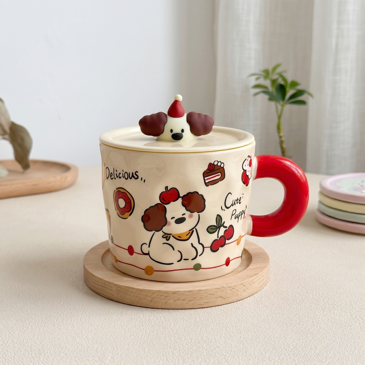 Puppy Party Ceramic Mug · 11.8 oz