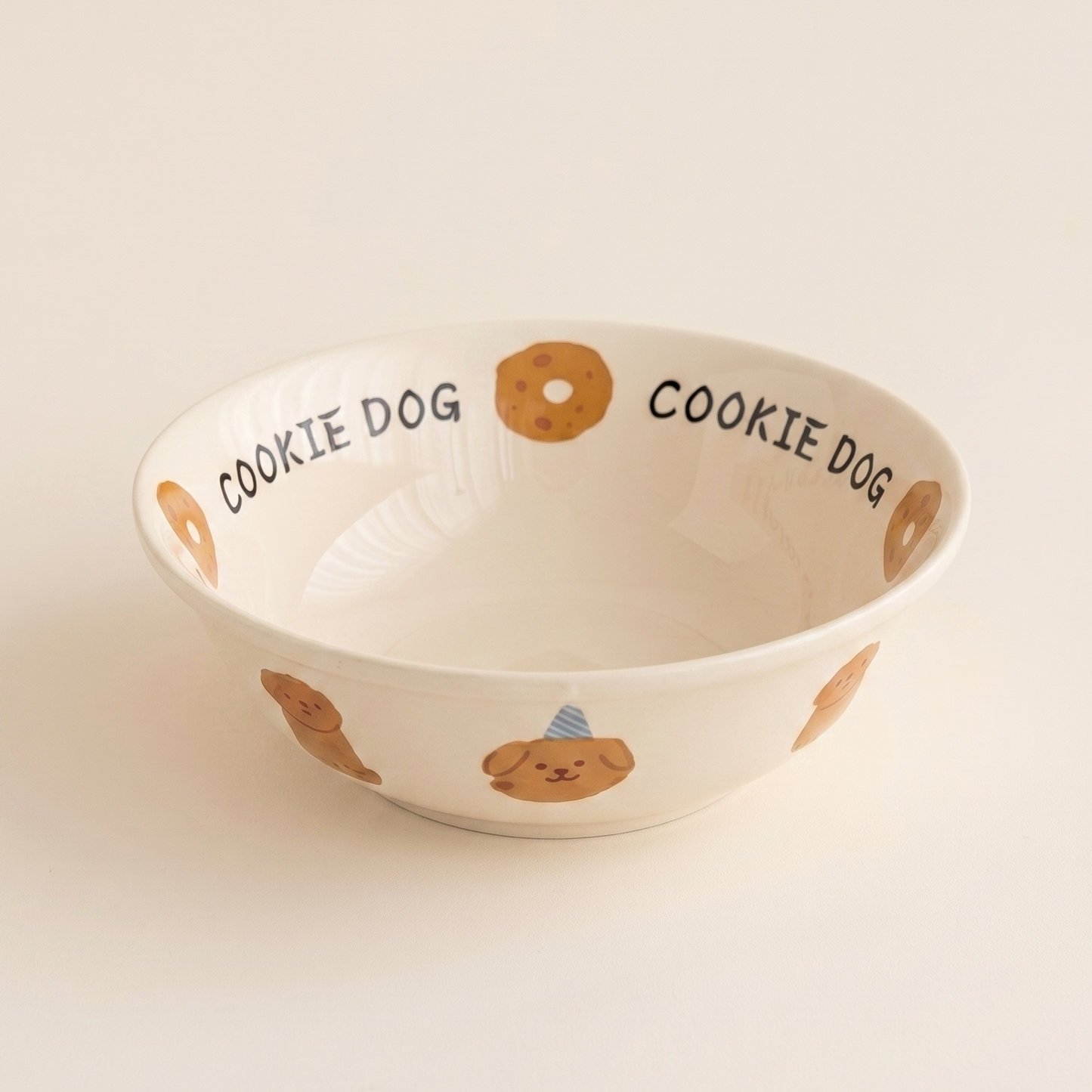 Puppy Ramen Ceramic Bowl detail - MoriMori Home
