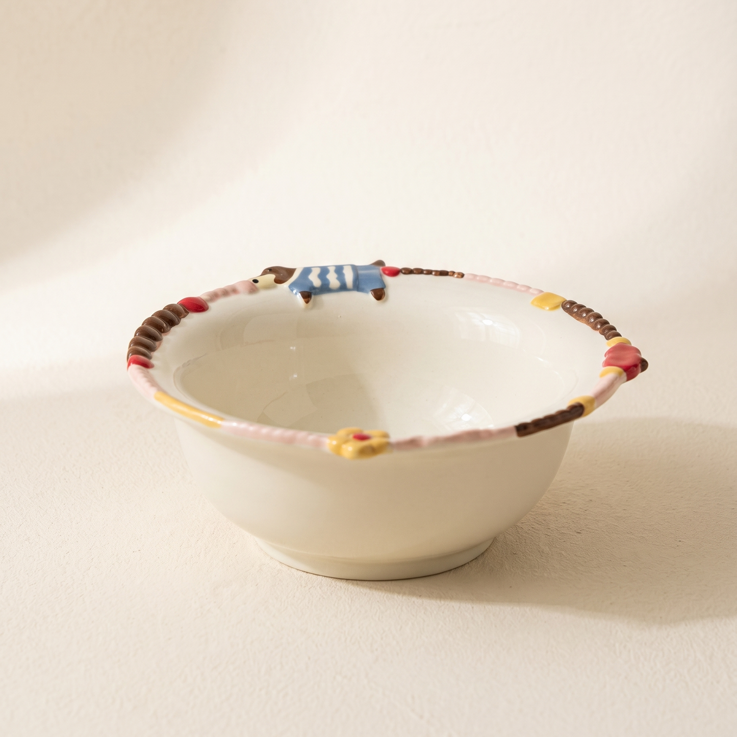 Cartoon Relief Ceramic Bowl Bow-knot variant - MoriMori Home