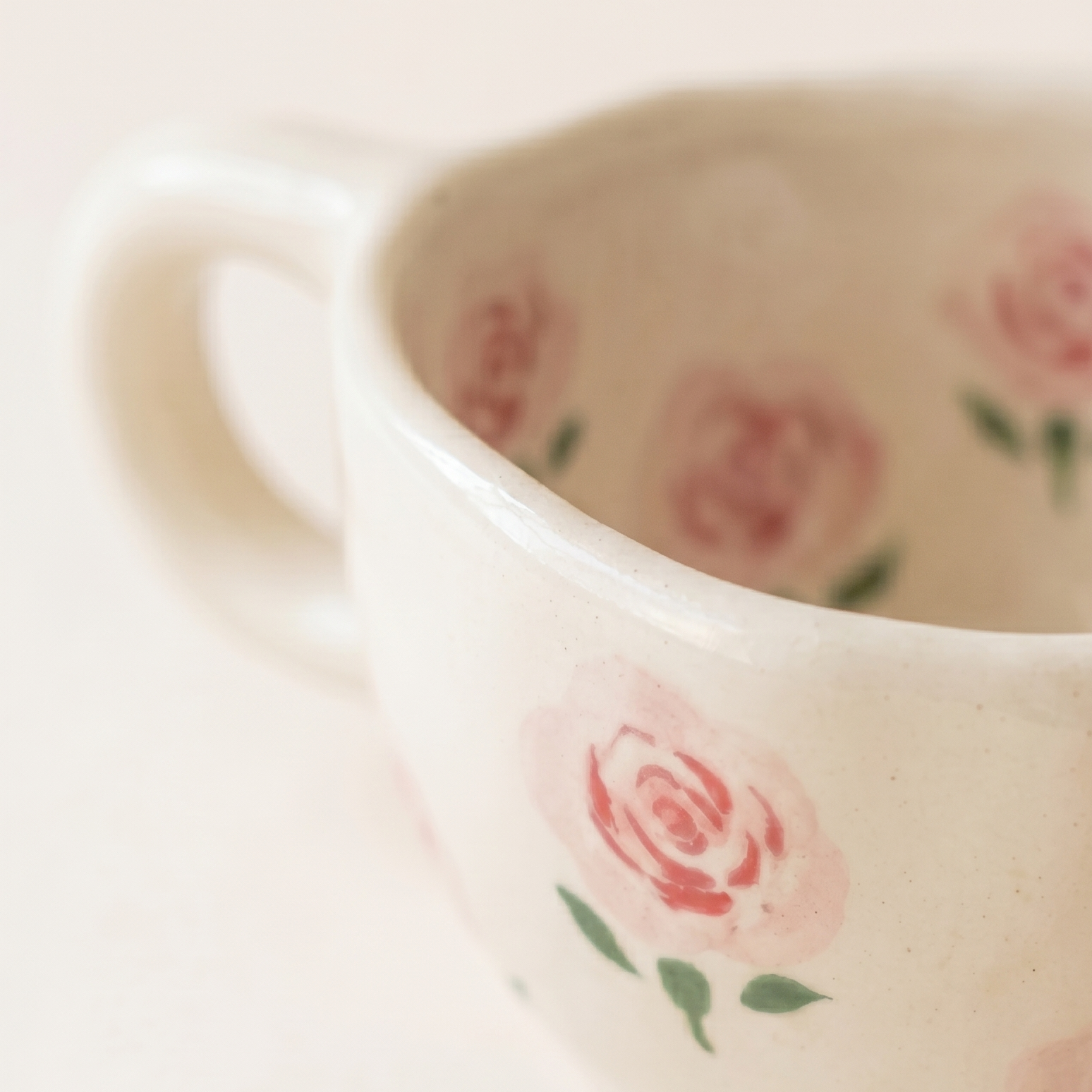 Floral Milk Ceramic Mug all variants - MoriMori Home