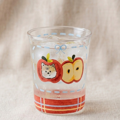 Apple Fruity Glass Cup · 10oz