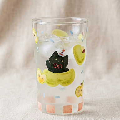 Apple Fruity Glass Cup