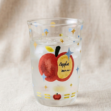Apple Fruity Glass Cup