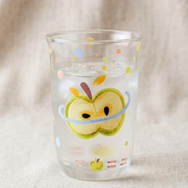 Apple Fruity Glass Cup