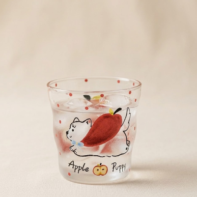 Apple Fruity Glass Cup