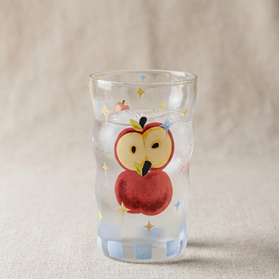 Apple Fruity Glass Cup