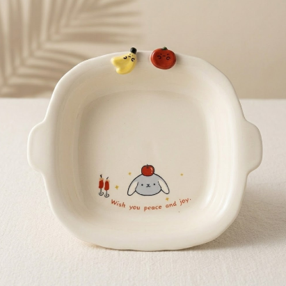 Cute Fruit Paradise Ceramic Plates