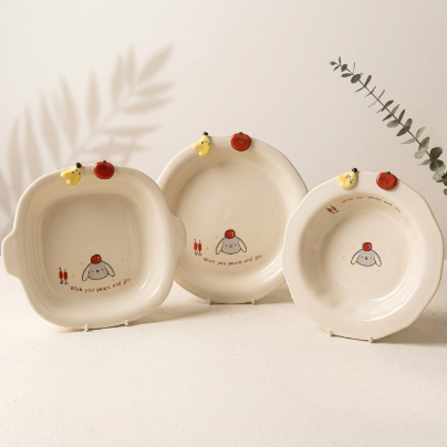 Cute Fruit Paradise Ceramic Plates