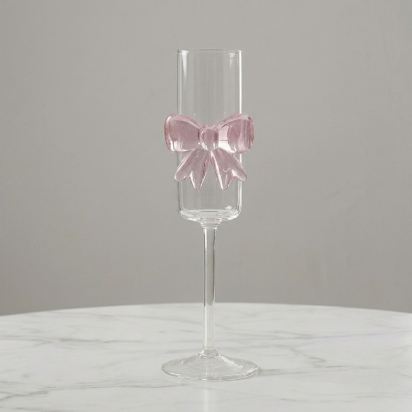 Pink Bow Series Glassware