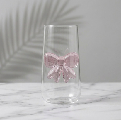 Pink Bow Series Glassware