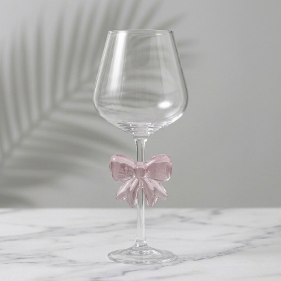 Pink Bow Series Glassware