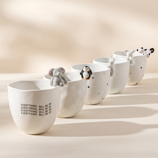 Small 3D Animal Ceramic Mug · 11.8 oz