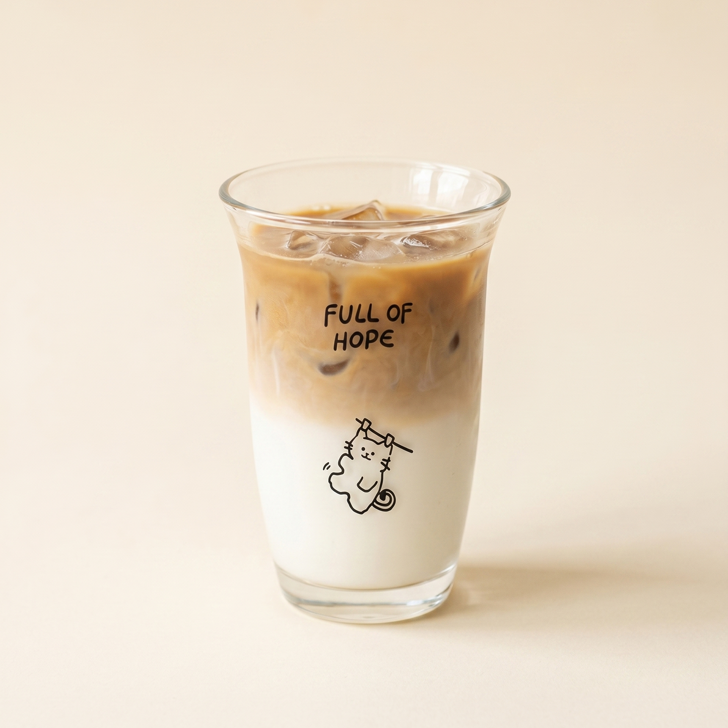 Swinging Glass Cold Cup · 10.5 oz