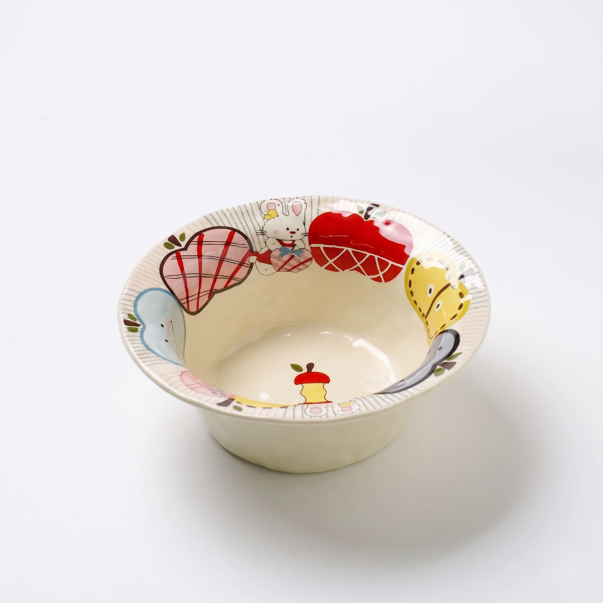 Apple Rabbit Series Ceramic Soup Bowl
