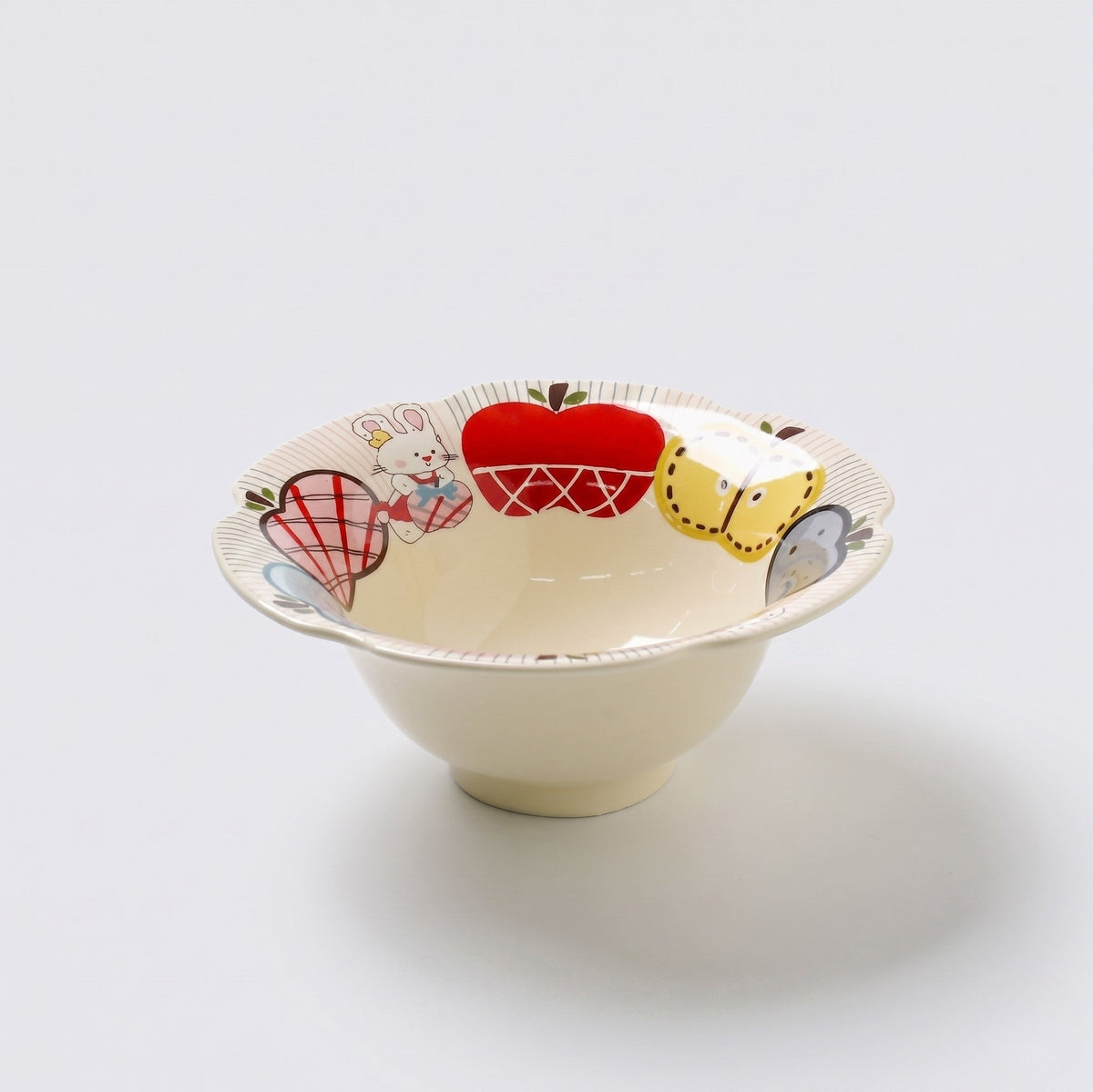 Apple Rabbit Series Ceramic Soup Bowl