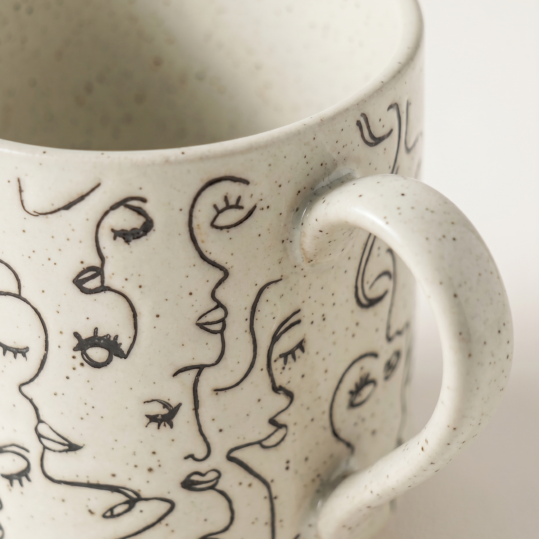Vintage Style Ceramic Mug lifestyle - MoriMori Home
